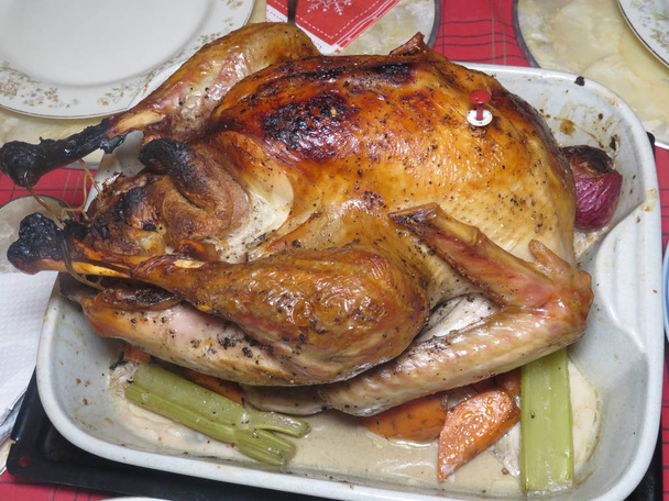 Paahdettu Turkki jouluksi tai kiitospäiväksi
 - Valokuva, kuva