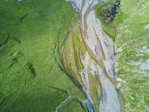 Aerial view of hiking trail - Foto, Imagem