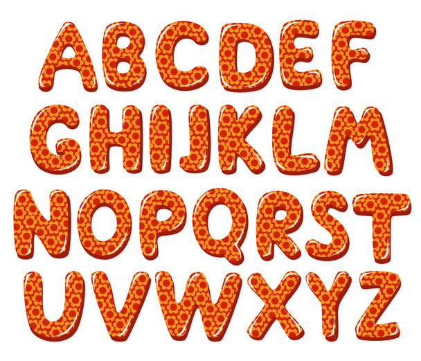 Alphabet letters - Вектор, зображення