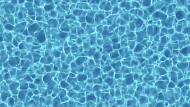 Su yüzey arka plan animasyon, caustics dalgalanma - Video, Çekim