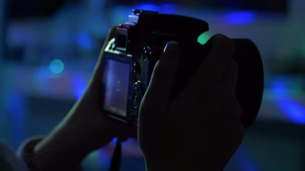 Close Up Of Dslr - Video di registrazione della fotocamera - Filmati, video