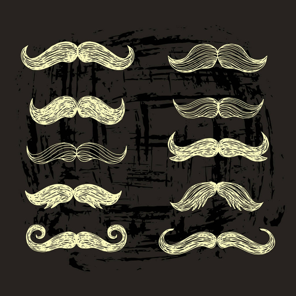 Mustache3 - ベクター画像
