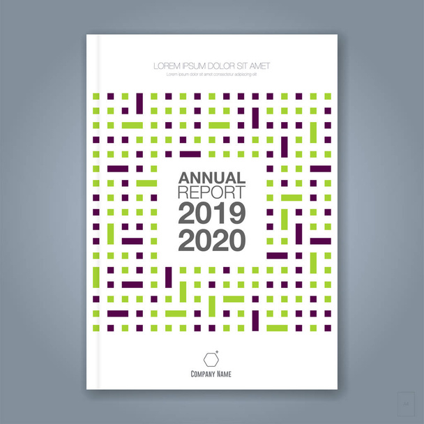 minimale geometrische vormen ontwerp achtergrond voor het bedrijfsleven jaarverslag boek omslag brochure poster - Vector, afbeelding