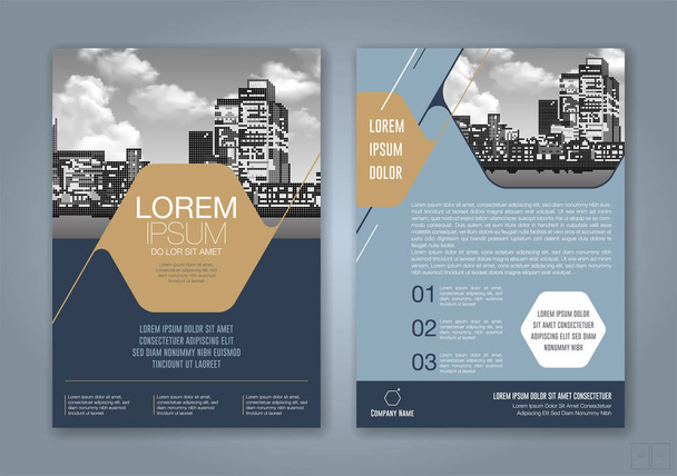 минимальные геометрические формы фон для оформления бизнес-ежегодного отчета книга обложки брошюры плакат - Вектор,изображение