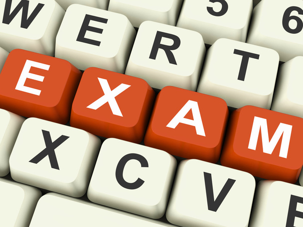 sınav anahtarları sınav sınavları göstermek veya online test - Fotoğraf, Görsel