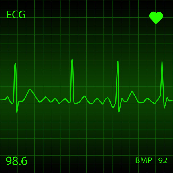 hart monitor - Vector, afbeelding