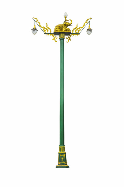 Lampe de rue éléphant doré
 - Photo, image