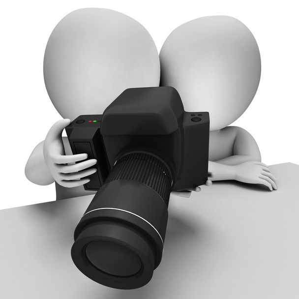 3D персонажів Огляд фотографій на цифровій камері
 - Фото, зображення