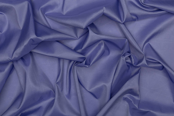 Creative blue fabric with textile texture background - Foto, Imagen
