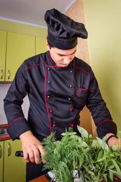 Chef cooking - Фото, изображение