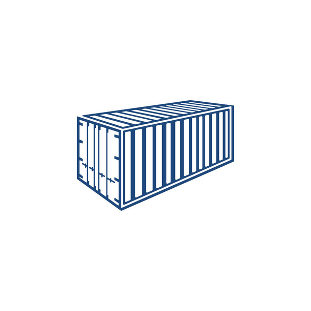 Container conceito de vetor de design único
 - Vetor, Imagem