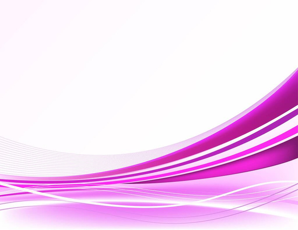 Abstract vector background illustration art design pink purple curve - Vector, Image