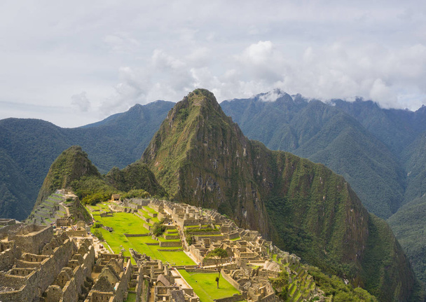 Prachtig panorama van Machu Picchu, Cusco Peru - Foto, afbeelding
