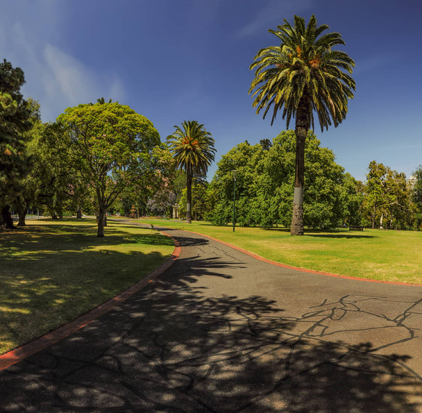 Hermosos parques en el centro de Melbourne
. - Foto, Imagen