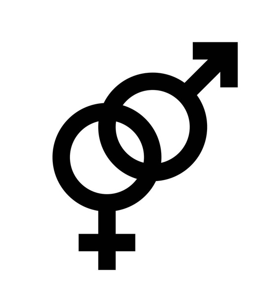 Gender sex icon symbol for graphic and web design isolated - Vetor, Imagem