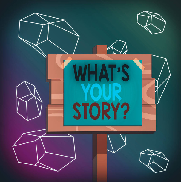 Текст статьи "What S Is Your Story question". Бизнес-концепция для того, чтобы кто-то спросил меня о моем собственном пути от начала до конца.
 - Фото, изображение