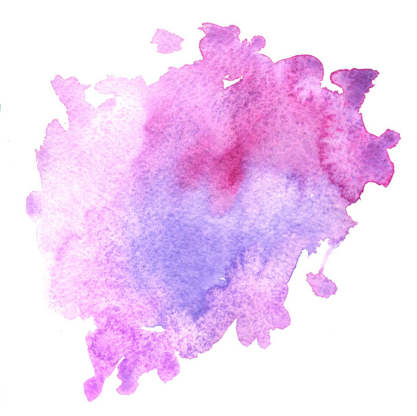 watercolor pink background, paint stain - Φωτογραφία, εικόνα