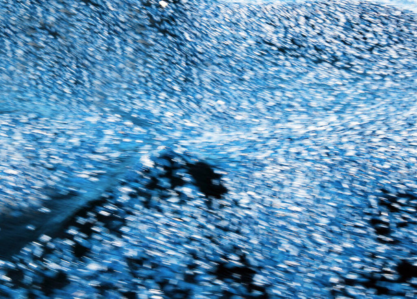 要約-青い波、嵐の海 - 写真・画像