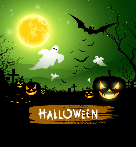 Halloween fantasma design sfondo
 - Vettoriali, immagini
