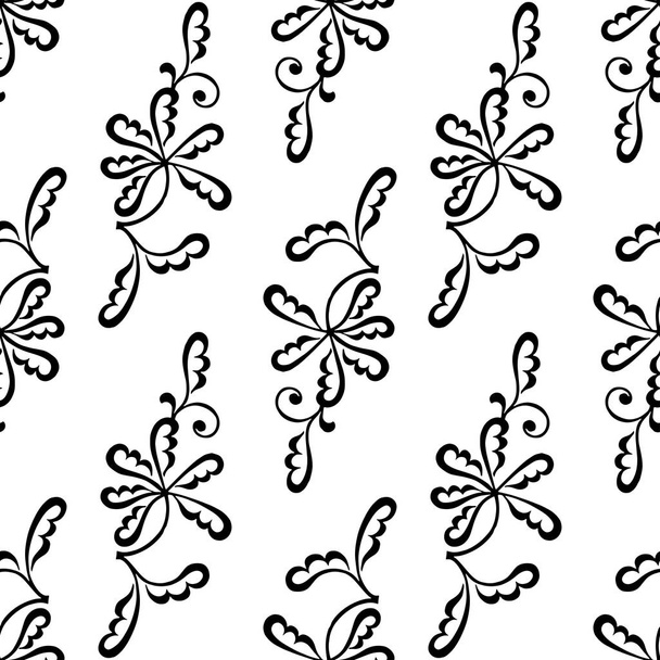 Abstract patterns seamless doodle Sketch - Vetor, Imagem