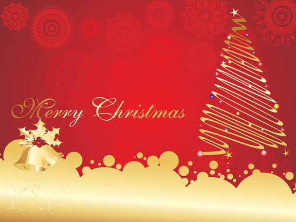 Vector background for merry christmas day - Διάνυσμα, εικόνα
