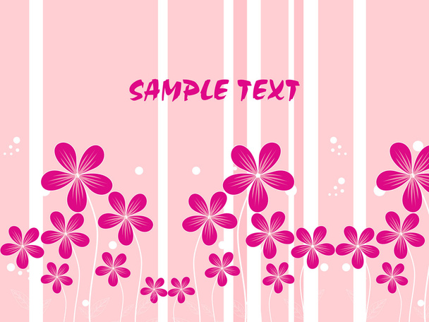 Vector background with blossoms - Vector, afbeelding