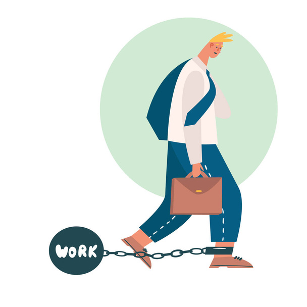 taking work at home - Vector, Image