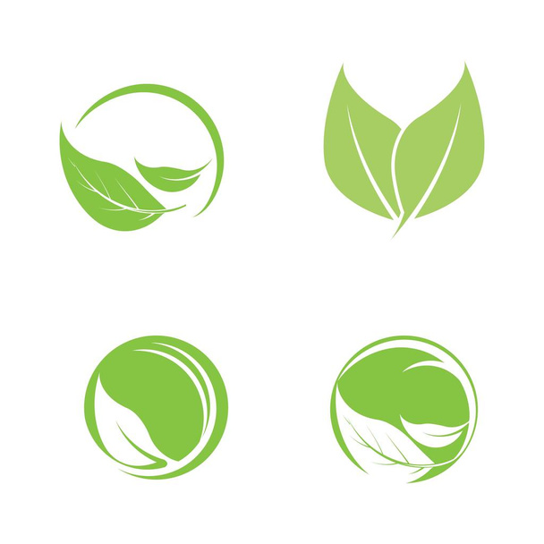 Ícone Vegan Vector Ilustração design Logo
  - Vetor, Imagem