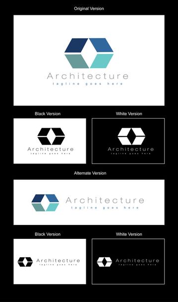 návrh loga architektury - Vektor, obrázek
