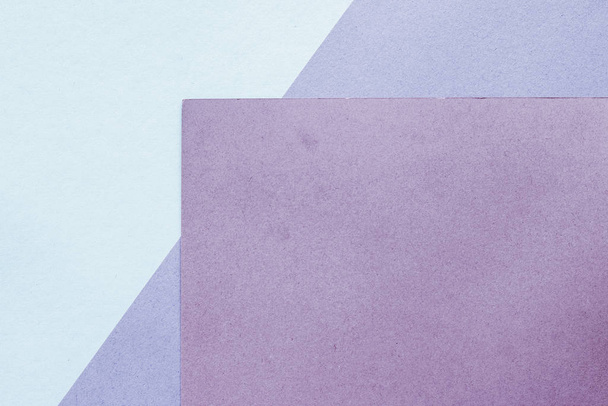 Fondo abstracto de textura de papel en blanco, papelería maqueta plana
 - Foto, Imagen