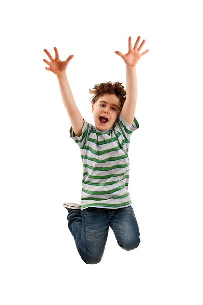 Boy jumping - Zdjęcie, obraz