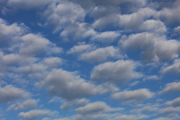 Niebo z chmurami bąbelkowymi tło wysokiej jakości wydruki - Zdjęcie, obraz
