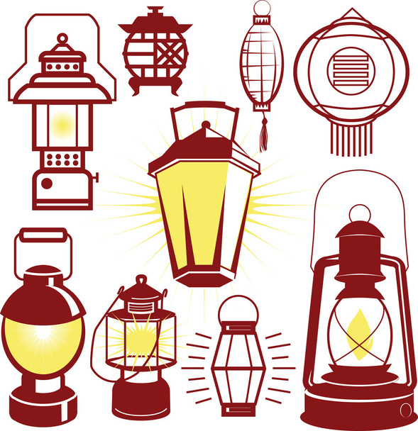 Lantern Collection - Vector, Image