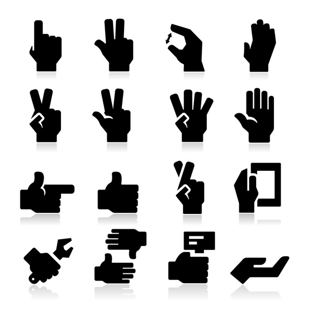Руки іконки два
 - Вектор, зображення