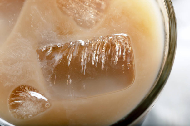 Chilled iced coffee. Coffee with milk. - Photo, Image