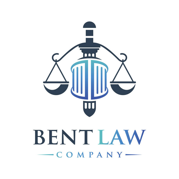 法律上のロゴデザイン - ベクター画像