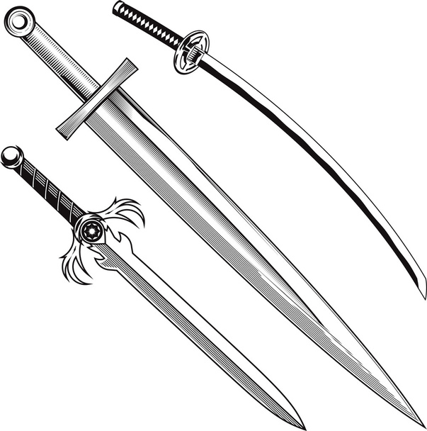 Schwerter - Vektor, Bild