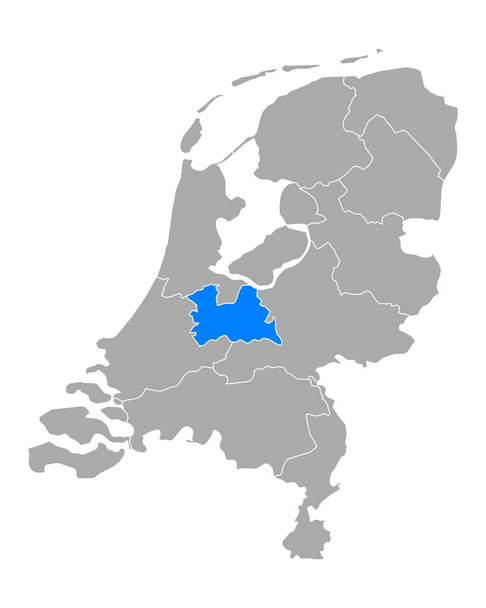 Utrechtin kartta Alankomaat
 - Vektori, kuva