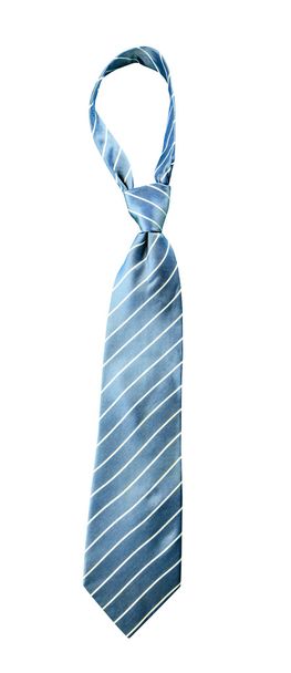 blauwe streep stropdas - Foto, afbeelding