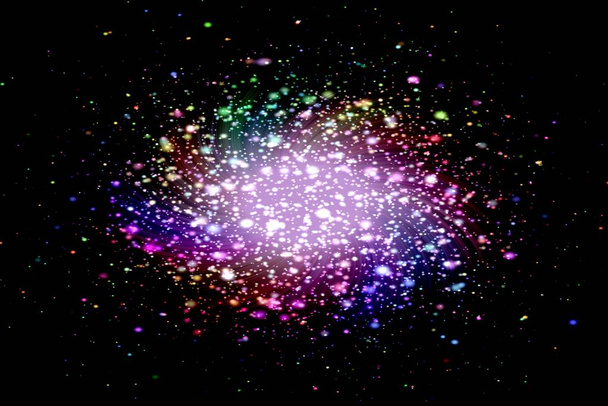 Абстрактный яркий фейерверк
 - Фото, изображение