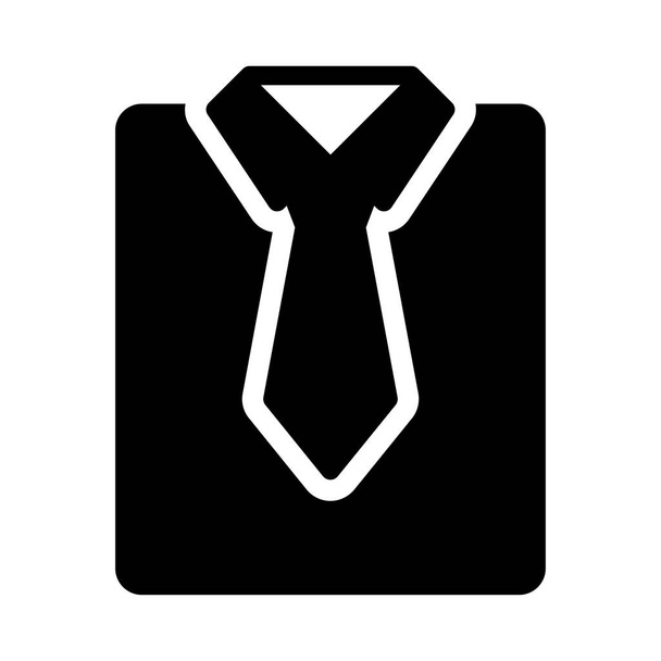 dress vector glyph flat icon  - Vektor, obrázek