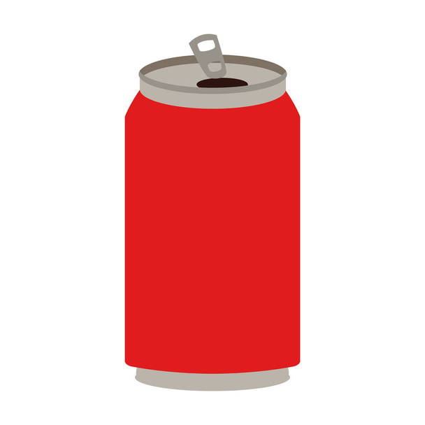soda can icon, flat design - Vector, Image