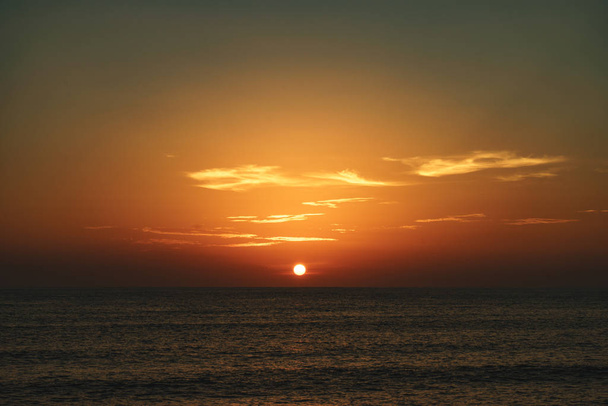 Sea Landscape,Sunset Background - Foto, imagen
