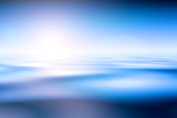 Sininen vesi ja taivas tausta
 - Valokuva, kuva