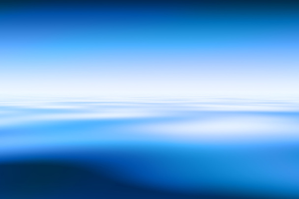 Água azul e céu fundo
 - Foto, Imagem