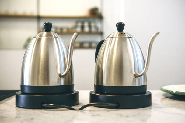 Kettles for brewing pour-over coffee - Photo, Image