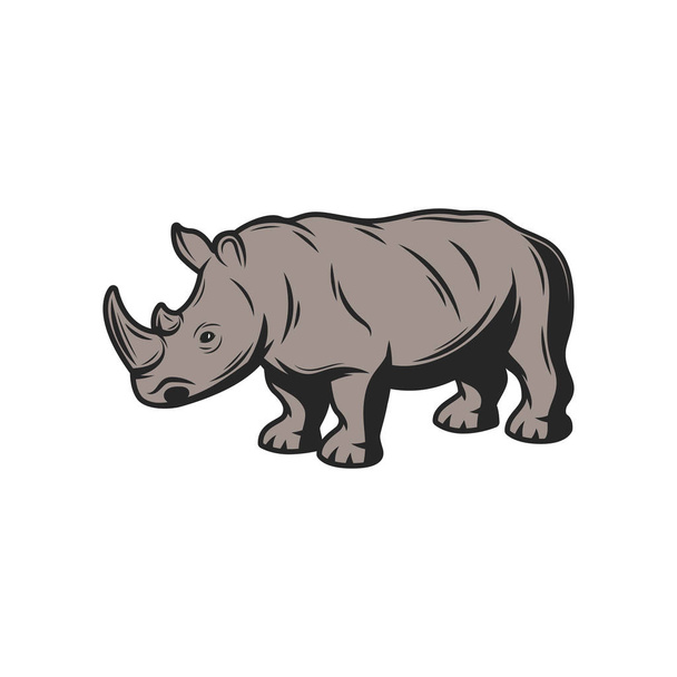 Rinoceronte, safari africano caccia animale selvatico zoo
 - Vettoriali, immagini