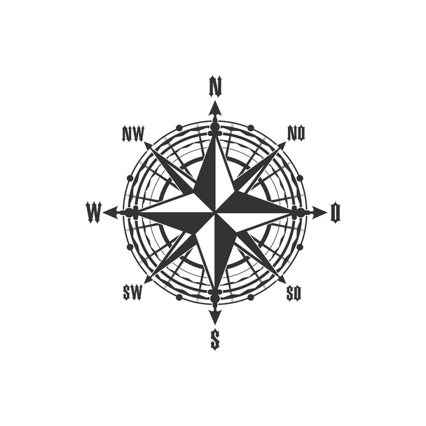 Symbole et signe boussole vintage
 - Vecteur, image