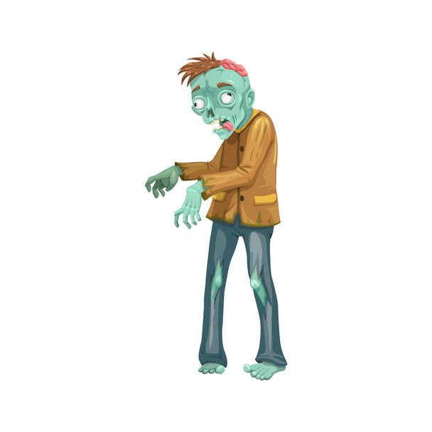 Icône morte-vivante, zombie et Halloween
 - Vecteur, image