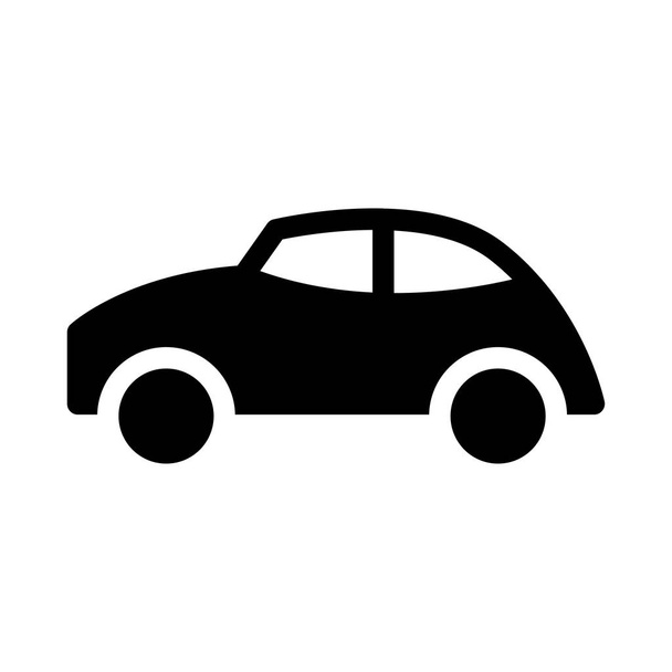 car vector glyph flat icon - Vector, afbeelding